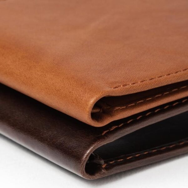 Dark brown and light brown gent's wallet