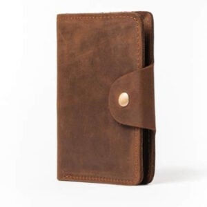 Designer - Guy's Bifold Wallet for Cards and Notes - Personalised Leather Wallet