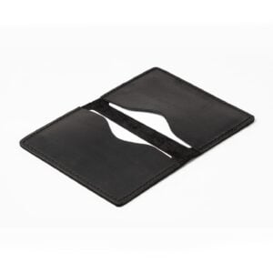 Men's black card holder wallet