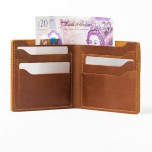 Men's Leather Billfold and Card Holder Wallet