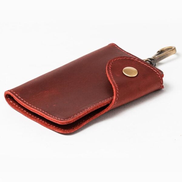 Men's popper fastener wallet