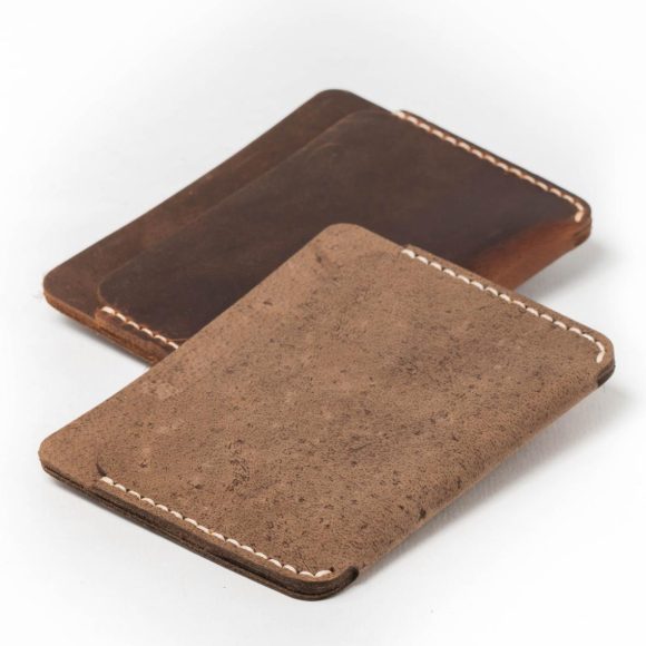 Leather wallet for men available in light brown and dark brown