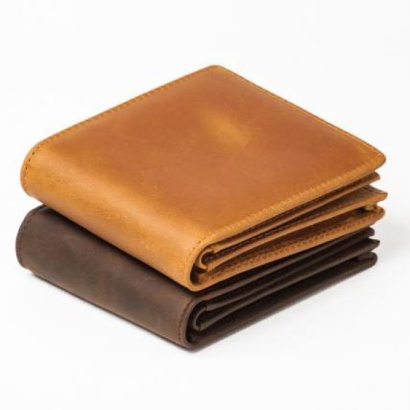 Real leather men's wallet